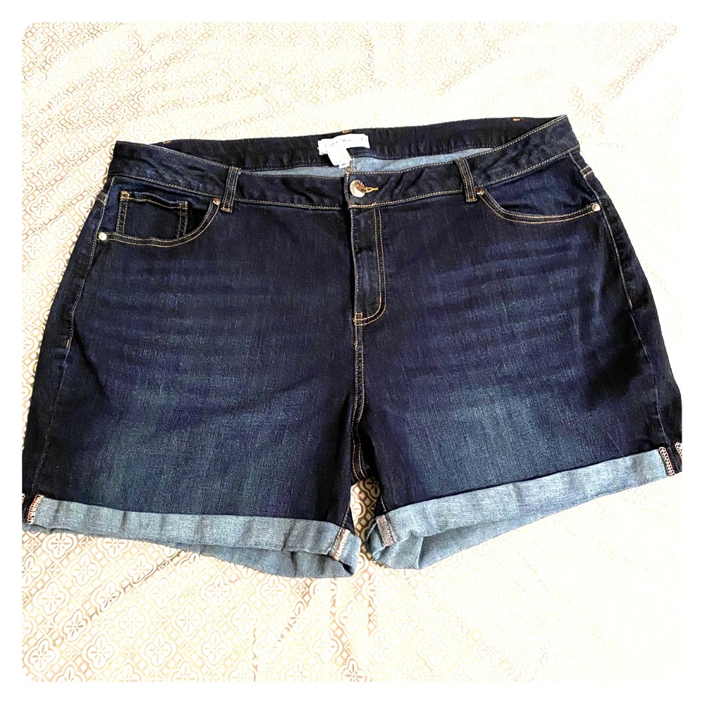 Lane Bryant Mid-Rise Girlfriend Short